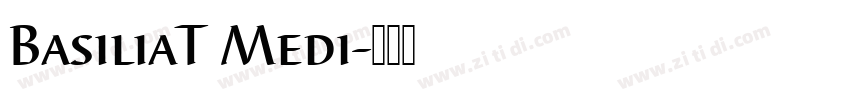 BasiliaT Medi字体转换